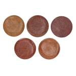 5pcs Gua Sha Stone Natural Massage Handmade Round Scraping Board For Face Ba FST