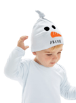 Solesmith Personalised Snowman Baby Hat, Multi