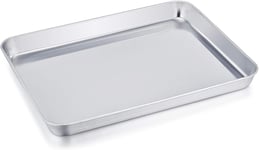 Mini Oven Tray, Stainless Steel Small Baking Tray, 26.4x20.4x2.5cm, Non Toxic  