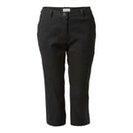 Craghoppers Womens/Ladies Kiwi Pro II Cropped Trousers (Black) - Size 16 UK