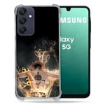 Cokitec Coque Renforcée pour Samsung Galaxy A16 5G Manga One Piece Ace Noir