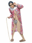 Gravity Granny Costume Ladies Old Lady Funny Fancy Dress Outfit