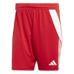 adidas Treningsshorts Tiro 24 - Burgunder/hvit, størrelse Large