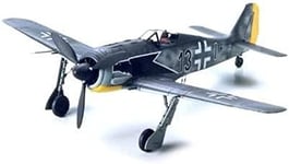 TAMIYA 300060766 Military 300060766-1:72 Focke Wulf Fw 190 A-3, Aviation, Aeroplane, Faithful Replica, Plastic Kit, Crafts, Model Kit, Assembly, Unpainted, Multi-Coloured