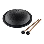 Meinl Sonic Energy Mini Steel Tongue Drum, C Major, Black