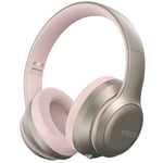 IFECCO Casque Bluetooth sans Fil,Bluetooth Écouteurs avec Microphone,Casque Stéréo Bluetooth Pliable sur Les Écouteurs pour Téléphones De Voyage Ordinateur Portable