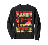 Quilting Knitting Crochet Sewing Machine Fabric Crafting Sweatshirt