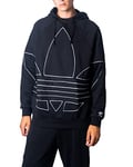 adidas BG TF Out Capuche Noir/Blanc Sweat Homme, FR : S (Taille Fabricant : S)