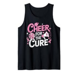 Cheer for the Cure Breast Cancer Pink Ribbon Football Tank Top