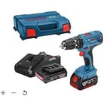 BOSCH PROFESSIONAL Bosch Professional Gsr 18v ??percussion Drill + 1 Battery 2.0ah 4ah Gal Charger I L-case