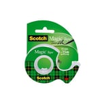 Dokumenttejp Scotch Magic 810 med dispenser 19mm x 7,5m