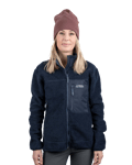 Kima Explorer Pile Jacket W Indigo Blue (XS)