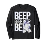 Star Wars R2-D2 Beep Beep Droid Language Poster Long Sleeve T-Shirt