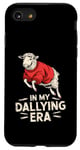 Coque pour iPhone SE (2020) / 7 / 8 In My Dilly Dallying Era Motif mouton lent style vintage