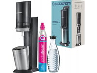 Sodastream Soda Maker Crystal 3 0 Promopack Qc Black Schwarz Incl 3 Glasbottles (1016413490)