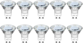 Lepro GU10 LED Bulbs, Cool White 5000K, 50W Halogen Spotlight Equivalent, 4W LED