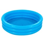 Crystal Blue Three Ring Inflatable Paddling Pool 59416NP