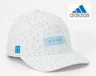 adidas ‘For The Oceans’ Unisex White/Blue Golf Snapback Caps Hats Headwear