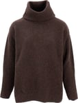 Sätila Women's Sandby Polo Sweater Brown Melange, S