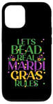 Coque pour iPhone 12/12 Pro LETS BEAD REAL MARDI GRAS RULES