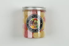 Natural Candy Shop,Natural Pear Drops Candy Jar 220g