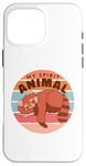 iPhone 16 Pro Max Red panda spirit animal cute animal relaxed peaceful cozy Case