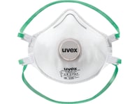 Uvex Silv-Air Classic 2310 8762313 Finstøvmaske Med Ventil Ffp3 15 Stk En 149:2001 + A1:2009 Din 149:2001 + A1:2009