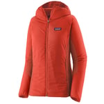 Patagonia w's nano-air light hybrid hoody (dame) - pimento red  - S - Naturkompaniet