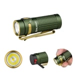 OLIGHT Baton 4 Lampe de Poche LED Rechargeable Haute Puissance 1300 Lumens170m Mini Lampe de Poche Étanche pour Le Camping Voyage d'Urgence Vert