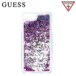 Guess GUHCP7GLUQPU Liquid Glitter Hard plastic back cover case -kotelo Apple iPhone 6 / 6S / 7 4.7inch Violetti