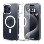 CYRILL by Spigen UltraSheer Mag (Cecile) Comaptible with iPhone 15 Pro Max Case (2023) - Crystal Clear Mag