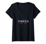 Womens Mens The Famous Est 1872 in Glasgow V-Neck T-Shirt