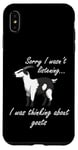 Coque pour iPhone XS Max Thinking About Goats Hilarous Farm Animal