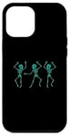 iPhone 14 Pro Max Dancing Green Skeletons: Funny Halloween Skeleton Case