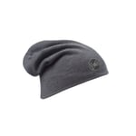 Buff Heavyweight Merino Wool Hat Loose Grey