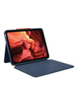 Logitech Rugged Combo 4 - keyboard and folio case - classic blue Input Device - Tastatur & Foliosett - Blå