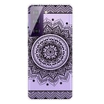 Samsung Galaxy S21 Plus 5G - Gummiskal med tryckt Design - Mandala blomma