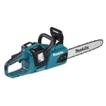 Makita DUC355PT2 Twin 18v Cordless 35cm Chainsaw 2 5.0ah Li-on Batteries Charger