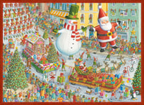 Ravensburger Here Comes Christmas ! Puzzle de vacances de 500 pièces pour adulte