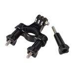 vhbw Fixation caméra cadre vélo moto avec bras pivotant à 3 axes compatible avec GoPro Hero 5, Hero 5 Black, Hero 5 Session, Hero 6