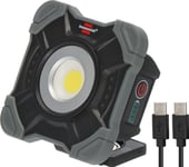 Brennenstuhl 1173700009, 10 W, Led, Ip54, 2200 Mah, Svart, Grå, Handhållen Arbetsbelysning