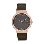 Skagen Klockarmband SKW2368 Läder Brun 18mm