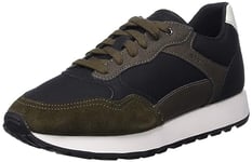 Geox Homme U Vicenda D Basket , Black Military,40 EU