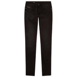 Diesel Mens D-Strukt Black Jeans Cotton - Size 38W/32L