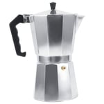 Coffee Maker,3/6/9/12 Cups Aluminum Italian Type Moka Pot Espresso Coffee Maker Stove Home Office Use Hot(450ML 9cups)