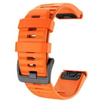 Urrem til Garmin Fenix 5X/6X/7X - Silikone - 26 mm - Orange