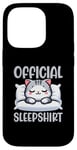 Coque pour iPhone 14 Pro Chemise de nuit officielle American Shorthair Funny Cat Lover