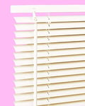 PVC & Wood Wooden Grain Effect Window Venetian Blind Blinds Easy Fit Curtains Trimmable Fittings Windows Treatment Privacy Shutters Twist Open Close (Cream-PVC, 210x150)