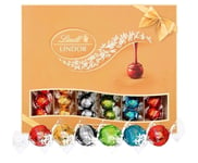 Lindt LINDOR Assorted Chocolate Truffles Christmas Gift Box 525g, 6 Flavours