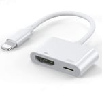 Lightning till HDMI Adapter - 5V - 1A - Vit